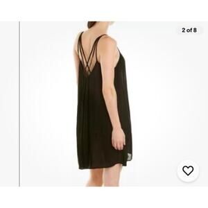 Elan Strappy Back Criss cross Flowy Coverup Dress Size Small
